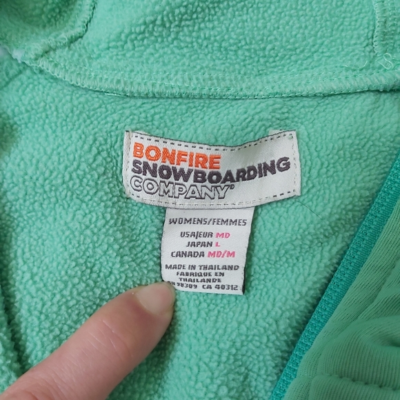 Thick Bonfire Snowboarding Company zip up hoodie - Picture 7 of 8